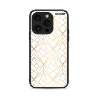 Thumbnail for 111 - iPhone 16 Pro Luxury White Geometric case, cover, bumper