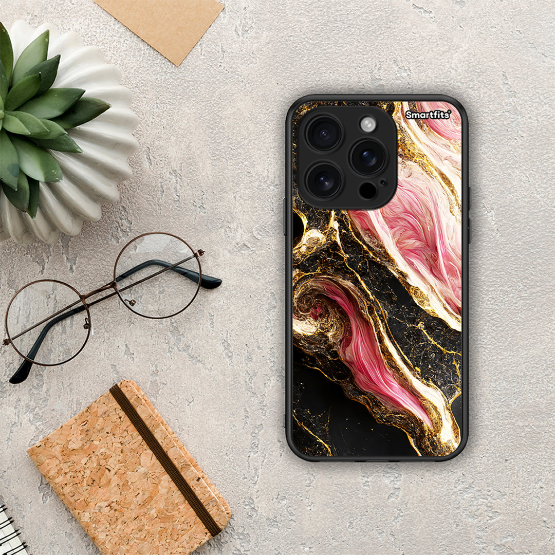 Glamorous Pink Marble - iPhone 16 Pro θήκη