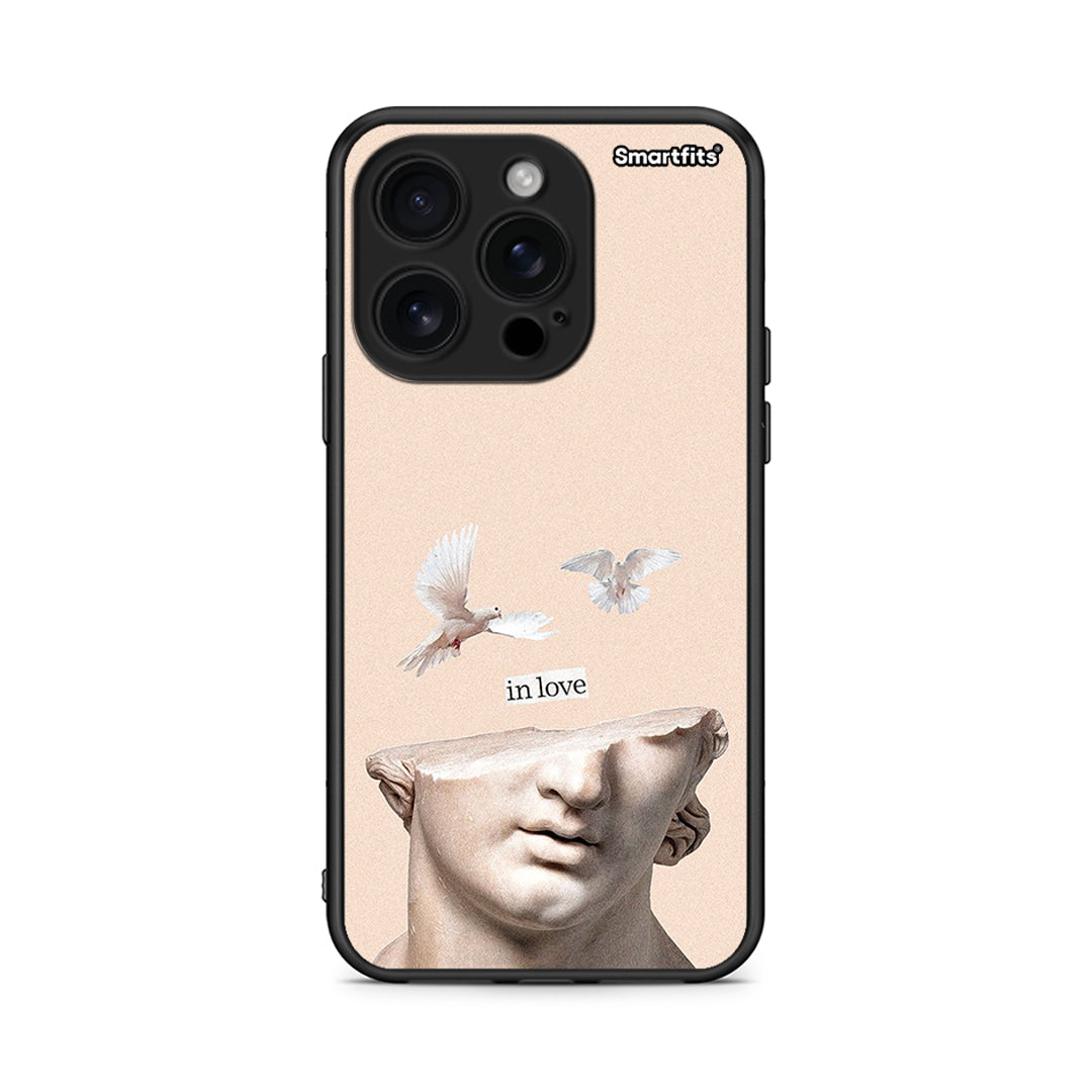 iPhone 16 Pro In Love θήκη από τη Smartfits με σχέδιο στο πίσω μέρος και μαύρο περίβλημα | Smartphone case with colorful back and black bezels by Smartfits