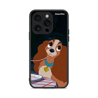 Thumbnail for iPhone 16 Pro Lady And Tramp 2 Θήκη Αγίου Βαλεντίνου από τη Smartfits με σχέδιο στο πίσω μέρος και μαύρο περίβλημα | Smartphone case with colorful back and black bezels by Smartfits