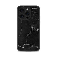 Thumbnail for iPhone 16 Pro Marble Black θήκη από τη Smartfits με σχέδιο στο πίσω μέρος και μαύρο περίβλημα | Smartphone case with colorful back and black bezels by Smartfits