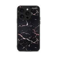 Thumbnail for 4 - iPhone 16 Pro Black Rosegold Marble case, cover, bumper