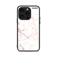 Thumbnail for 116 - iPhone 16 Pro Pink Splash Marble case, cover, bumper