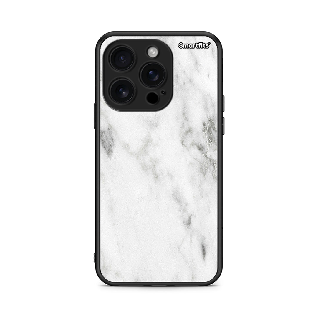 2 - iPhone 16 Pro White marble case, cover, bumper