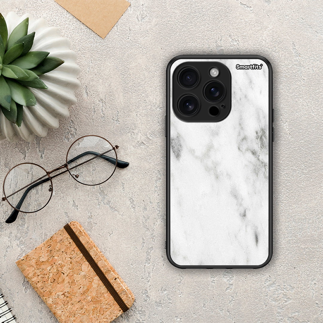 Marble White - iPhone 16 Pro θήκη