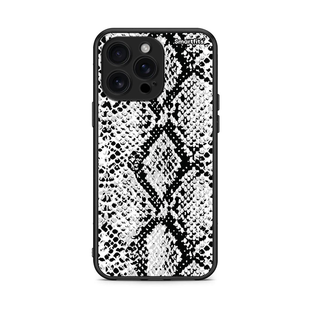 24 - iPhone 16 Pro Max White Snake Animal case, cover, bumper