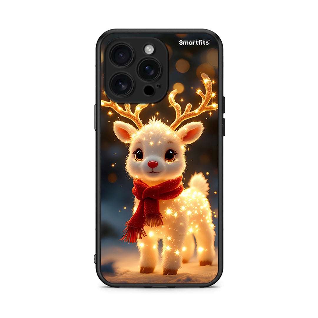 iPhone 16 Pro Max Christmas Cutie θήκη από τη Smartfits με σχέδιο στο πίσω μέρος και μαύρο περίβλημα | Smartphone case with colorful back and black bezels by Smartfits