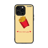 Thumbnail for iPhone 16 Pro Max Fries Before Guys Θήκη Αγίου Βαλεντίνου από τη Smartfits με σχέδιο στο πίσω μέρος και μαύρο περίβλημα | Smartphone case with colorful back and black bezels by Smartfits