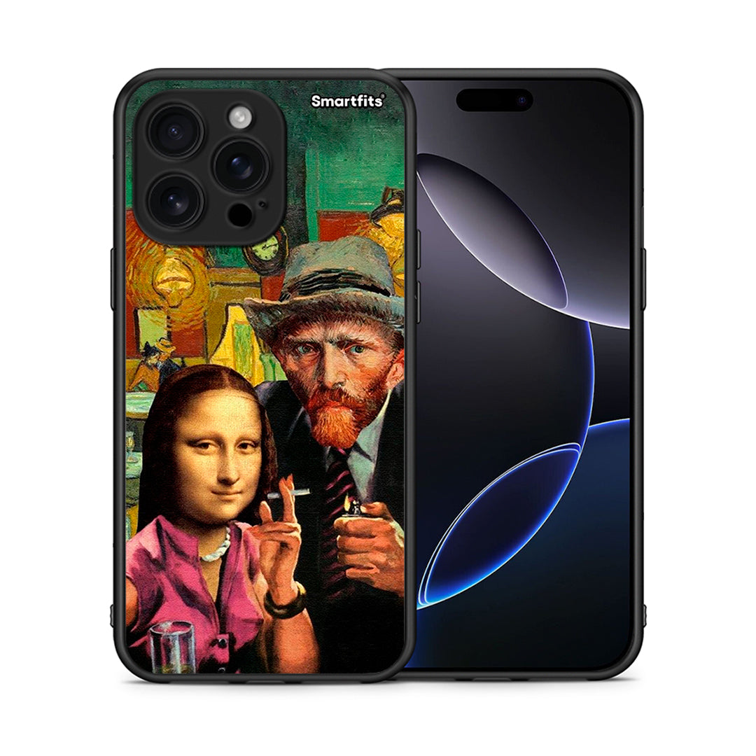 Θήκη iPhone 16 Pro Max Funny Art από τη Smartfits με σχέδιο στο πίσω μέρος και μαύρο περίβλημα | iPhone 16 Pro Max Funny Art case with colorful back and black bezels