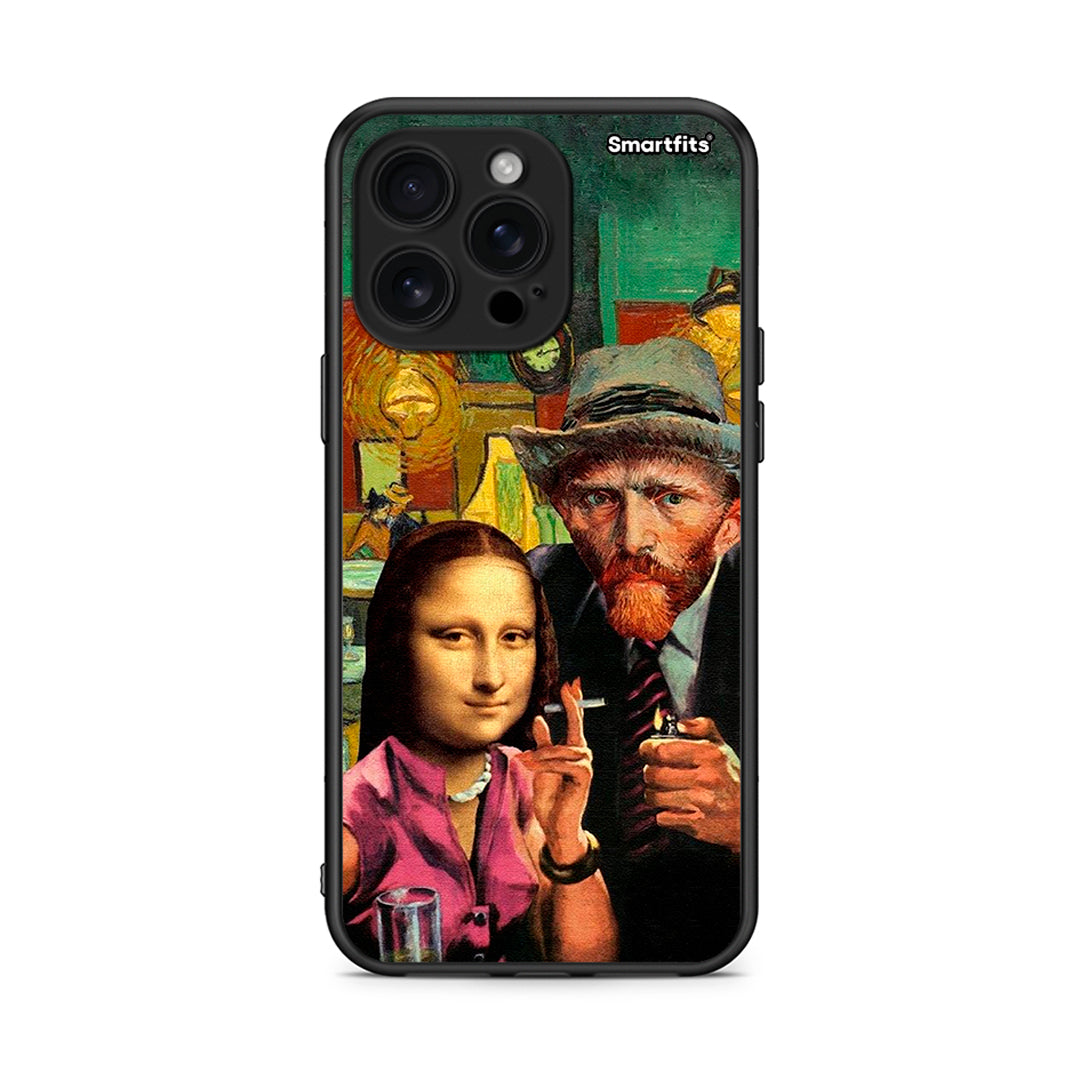 iPhone 16 Pro Max Funny Art θήκη από τη Smartfits με σχέδιο στο πίσω μέρος και μαύρο περίβλημα | Smartphone case with colorful back and black bezels by Smartfits