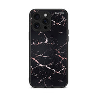 Thumbnail for 4 - iPhone 16 Pro Max Black Rosegold Marble case, cover, bumper