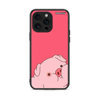 Thumbnail for iPhone 16 Pro Max Pig Love 1 Θήκη Αγίου Βαλεντίνου από τη Smartfits με σχέδιο στο πίσω μέρος και μαύρο περίβλημα | Smartphone case with colorful back and black bezels by Smartfits