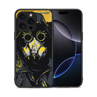 Thumbnail for Θήκη iPhone 16 Pro Max Mask PopArt από τη Smartfits με σχέδιο στο πίσω μέρος και μαύρο περίβλημα | iPhone 16 Pro Max Mask PopArt case with colorful back and black bezels