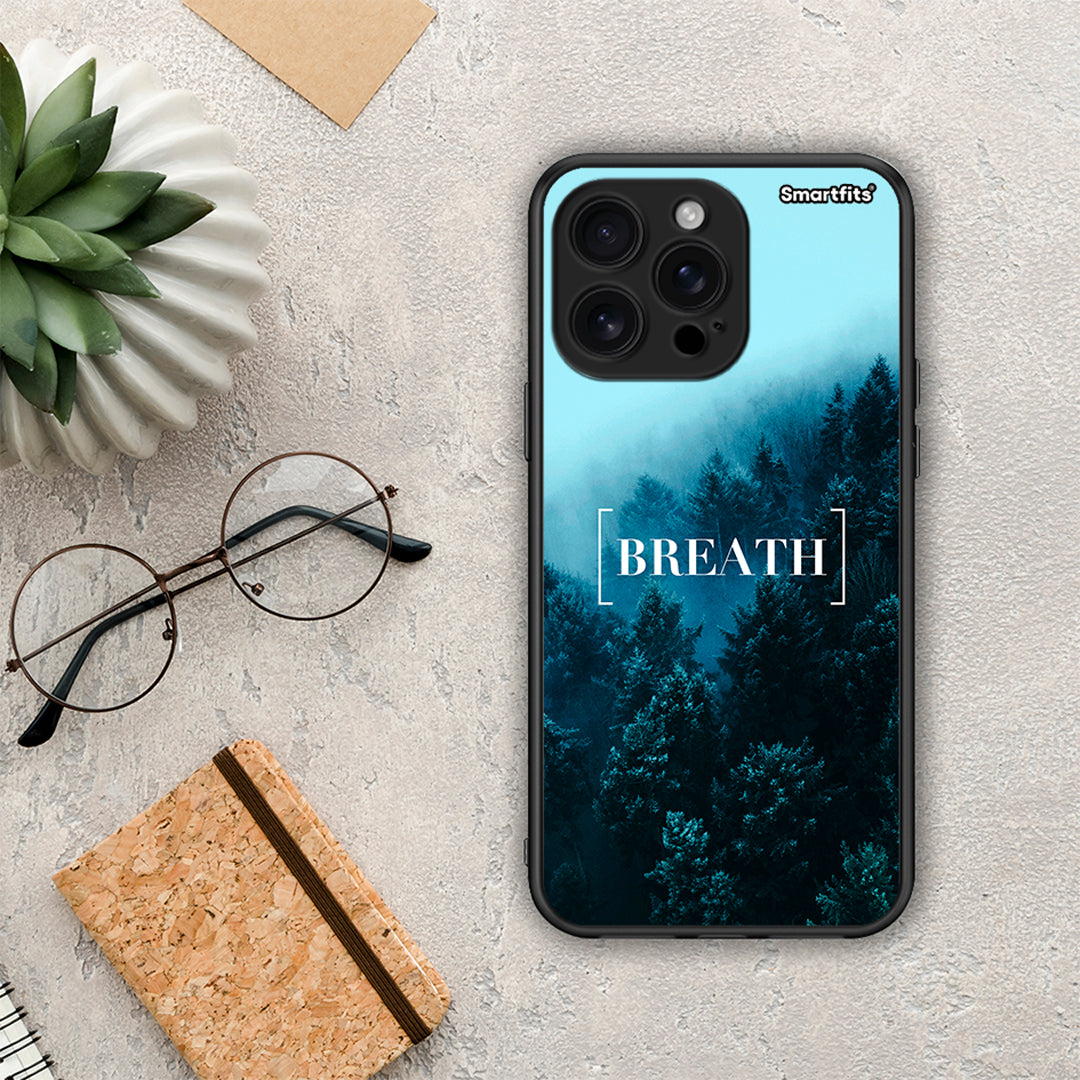 Quote Breath - iPhone 16 Pro Max θήκη