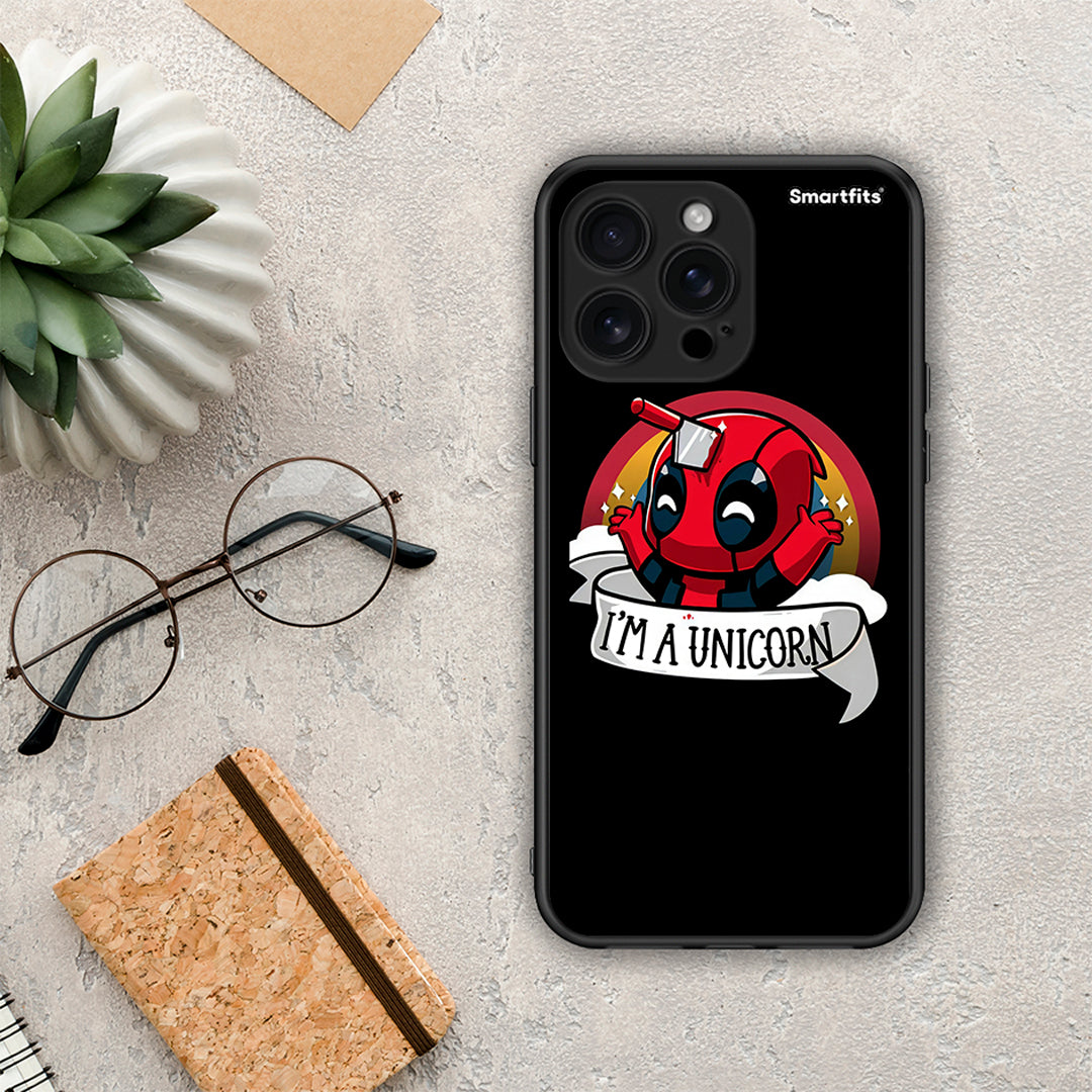 Unicorn Deadpool - iPhone 16 Pro Max θήκη