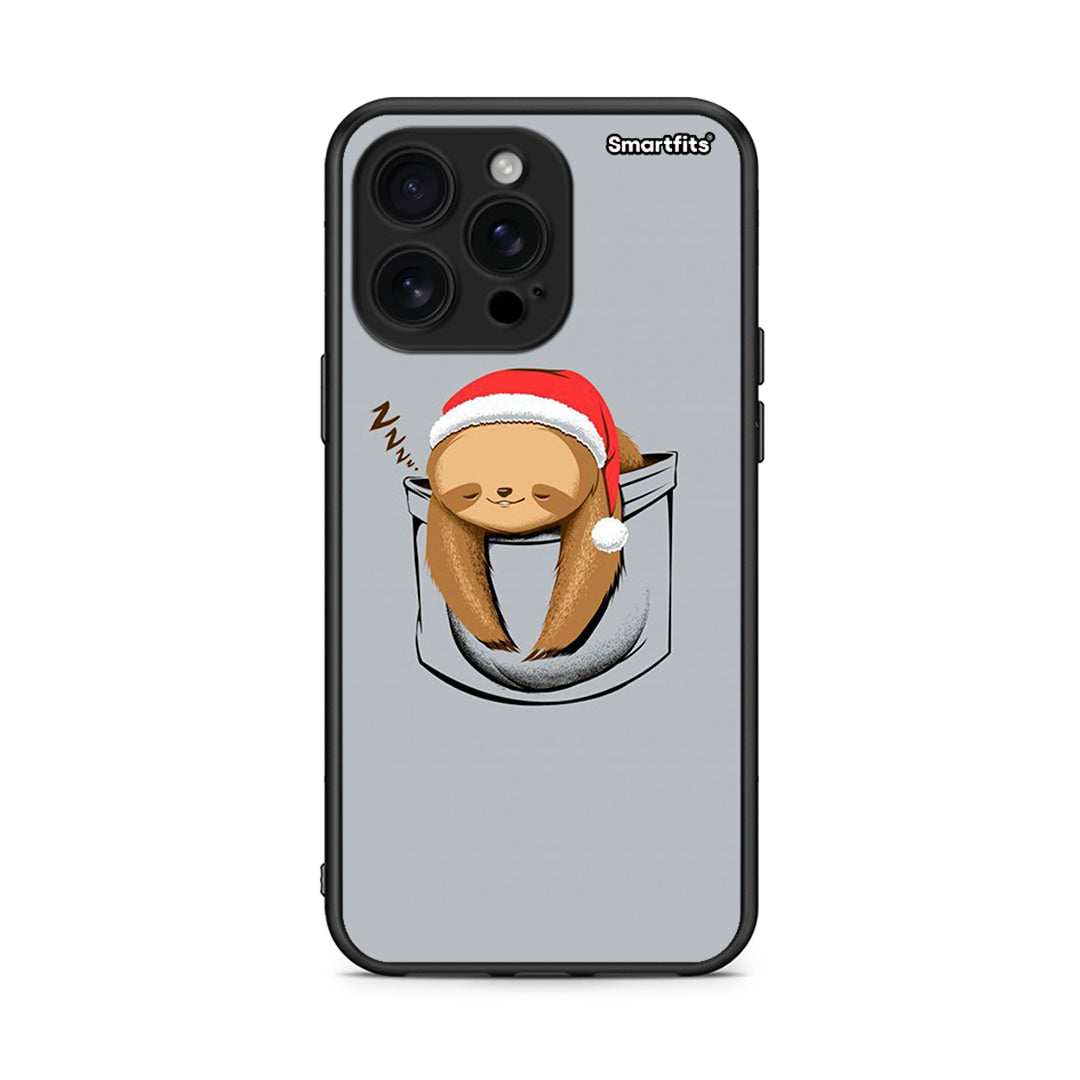 iPhone 16 Pro Max Xmas Zzzz θήκη από τη Smartfits με σχέδιο στο πίσω μέρος και μαύρο περίβλημα | Smartphone case with colorful back and black bezels by Smartfits