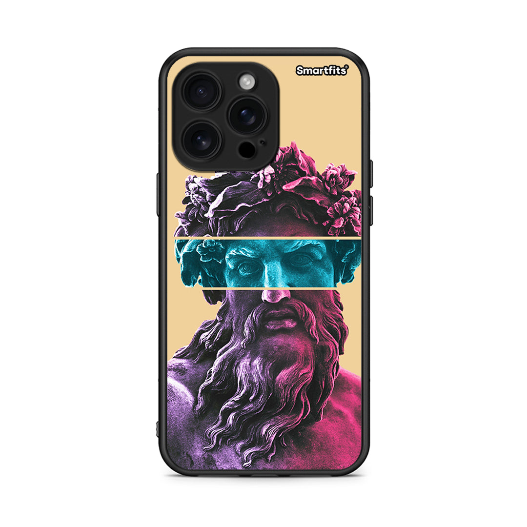 iPhone 16 Pro Max Zeus Art Θήκη Αγίου Βαλεντίνου από τη Smartfits με σχέδιο στο πίσω μέρος και μαύρο περίβλημα | Smartphone case with colorful back and black bezels by Smartfits