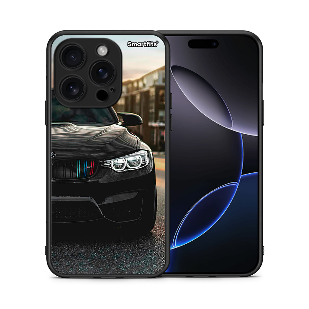 Θήκη iPhone 16 Pro M3 Racing από τη Smartfits με σχέδιο στο πίσω μέρος και μαύρο περίβλημα | iPhone 16 Pro M3 Racing case with colorful back and black bezels