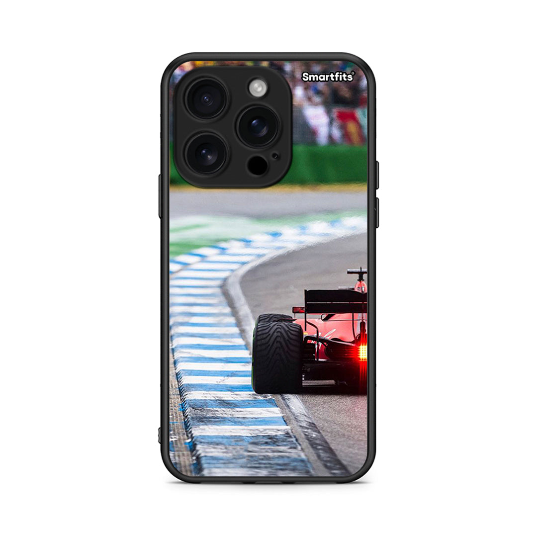 iPhone 16 Pro Racing Vibes θήκη από τη Smartfits με σχέδιο στο πίσω μέρος και μαύρο περίβλημα | Smartphone case with colorful back and black bezels by Smartfits