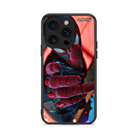 Thumbnail for iPhone 16 Pro Spider Hand Θήκη από τη Smartfits με σχέδιο στο πίσω μέρος και μαύρο περίβλημα | Smartphone case with colorful back and black bezels by Smartfits