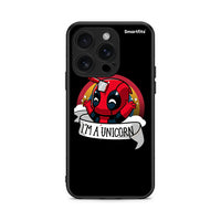 Thumbnail for iPhone 16 Pro Unicorn Deadpool θήκη από τη Smartfits με σχέδιο στο πίσω μέρος και μαύρο περίβλημα | Smartphone case with colorful back and black bezels by Smartfits