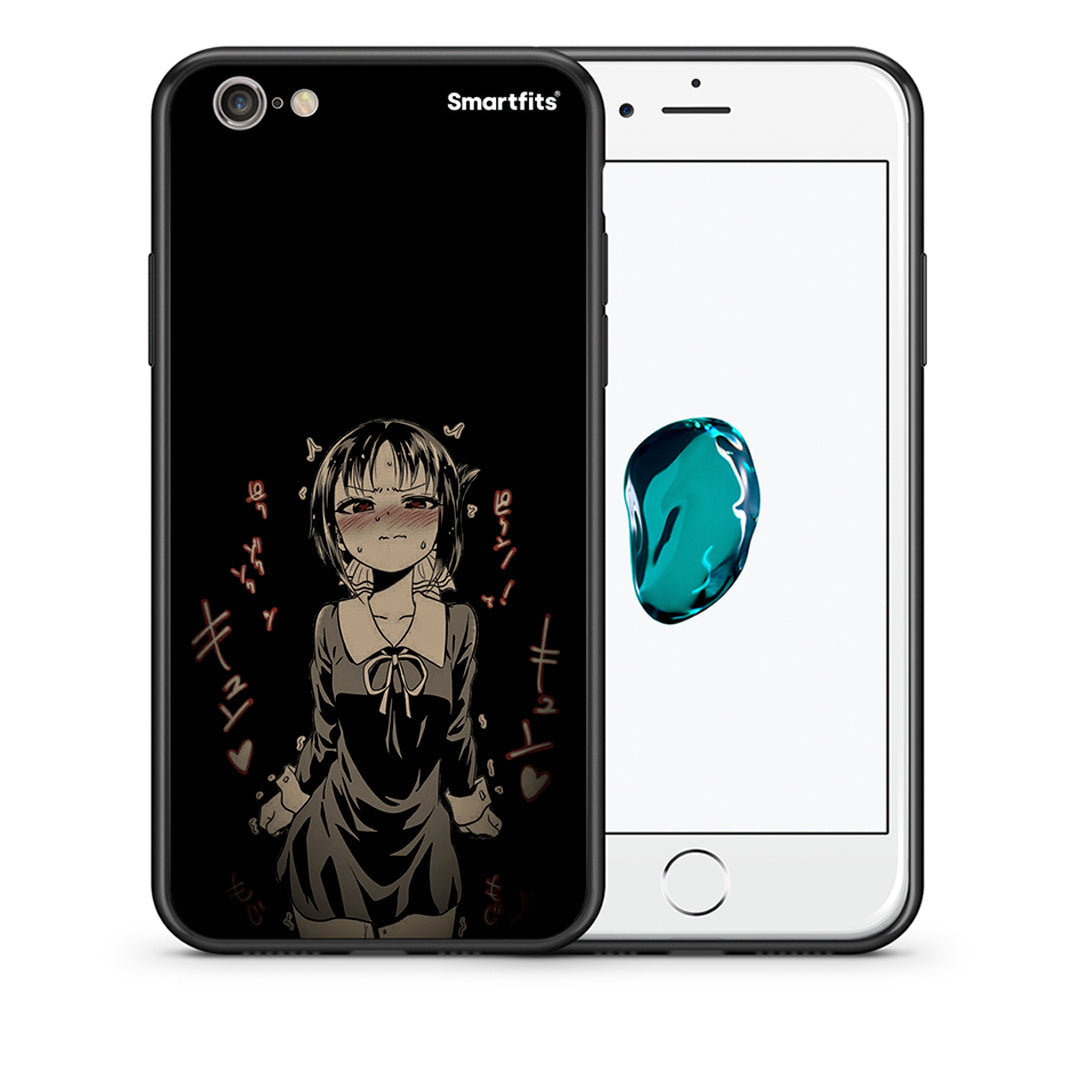 Θήκη iPhone 7/8/SE 2020 Anime Girl από τη Smartfits με σχέδιο στο πίσω μέρος και μαύρο περίβλημα | iPhone 7/8/SE 2020 Anime Girl case with colorful back and black bezels