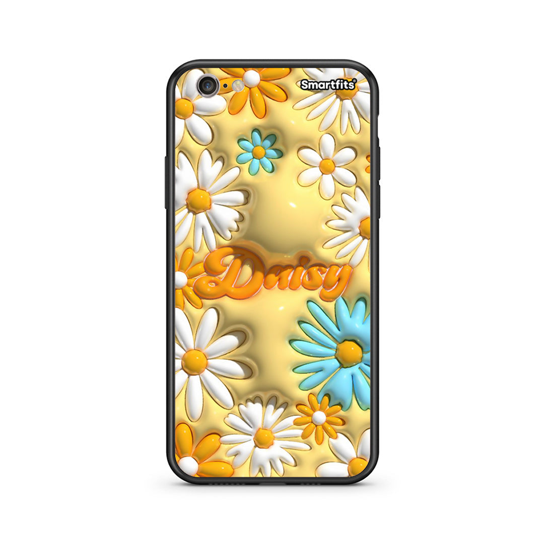 iPhone 7/8 Bubble Daisies θήκη από τη Smartfits με σχέδιο στο πίσω μέρος και μαύρο περίβλημα | Smartphone case with colorful back and black bezels by Smartfits