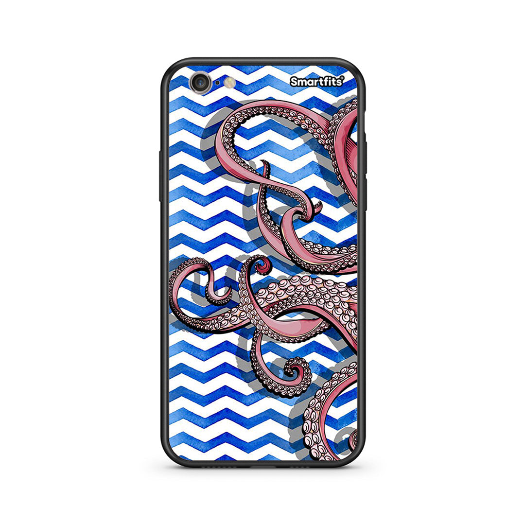 iphone 6 6s Chevron Devilfish θήκη από τη Smartfits με σχέδιο στο πίσω μέρος και μαύρο περίβλημα | Smartphone case with colorful back and black bezels by Smartfits