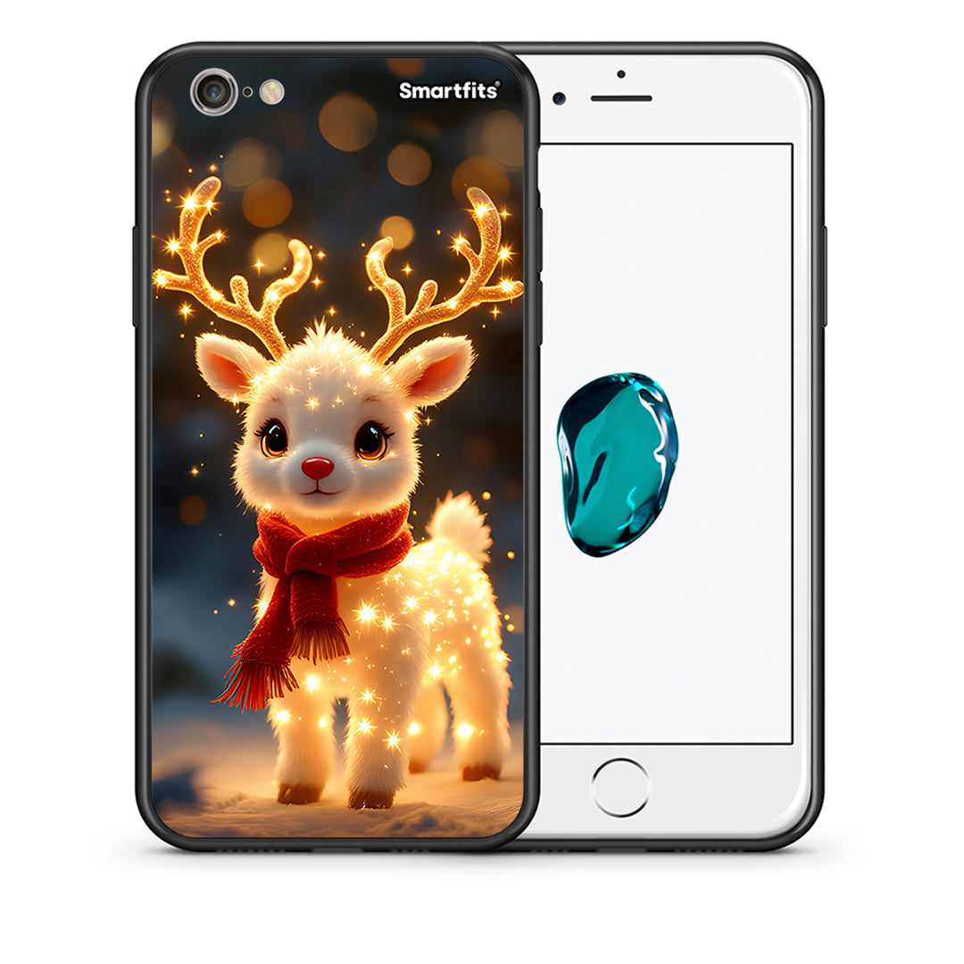 Θήκη iPhone 6/6s Christmas Cutie από τη Smartfits με σχέδιο στο πίσω μέρος και μαύρο περίβλημα | iPhone 6/6s Christmas Cutie case with colorful back and black bezels