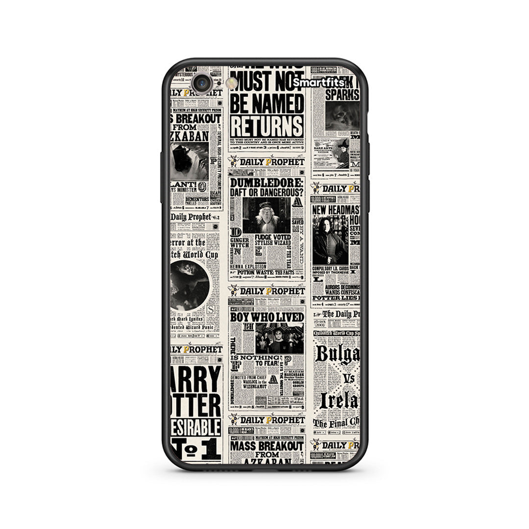 iPhone 7/8 Harry Paper θήκη από τη Smartfits με σχέδιο στο πίσω μέρος και μαύρο περίβλημα | Smartphone case with colorful back and black bezels by Smartfits