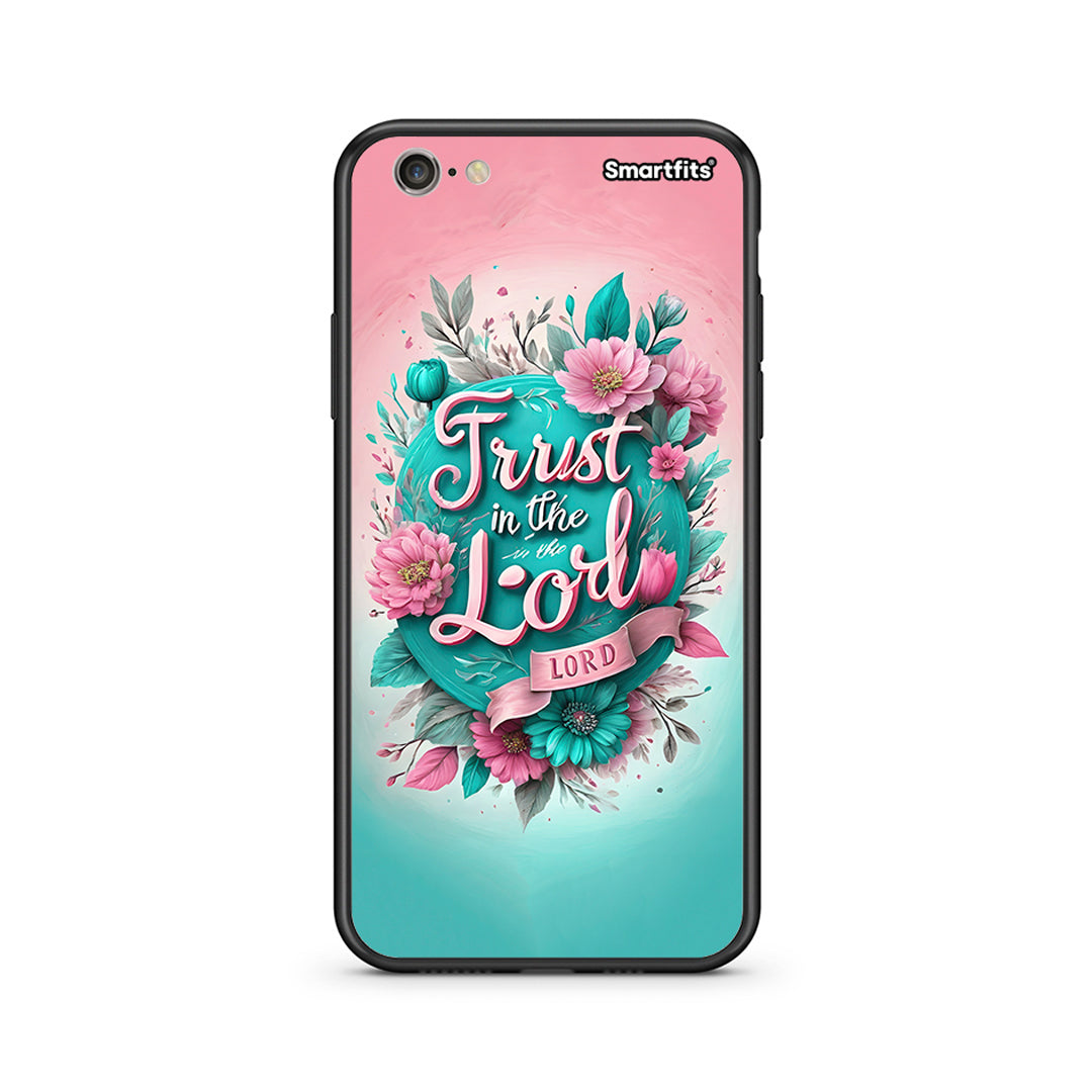 iPhone 7/8 Lord Trust θήκη από τη Smartfits με σχέδιο στο πίσω μέρος και μαύρο περίβλημα | Smartphone case with colorful back and black bezels by Smartfits