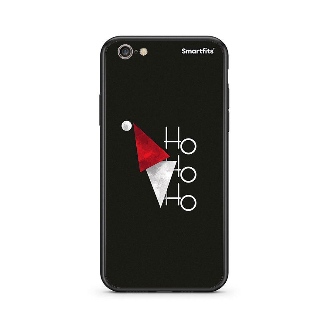 iphone 6 6s Minimal Christmas θήκη από τη Smartfits με σχέδιο στο πίσω μέρος και μαύρο περίβλημα | Smartphone case with colorful back and black bezels by Smartfits