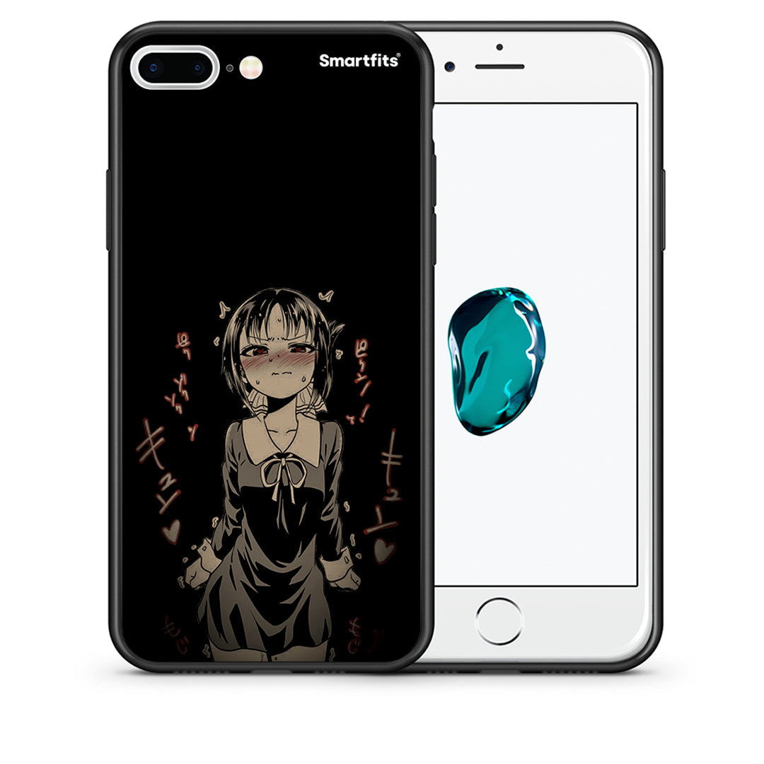 Θήκη iPhone 7 Plus/8 Plus Anime Girl από τη Smartfits με σχέδιο στο πίσω μέρος και μαύρο περίβλημα | iPhone 7 Plus/8 Plus Anime Girl case with colorful back and black bezels