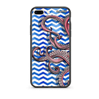 Thumbnail for iPhone 7 Plus/8 Plus Chevron Devilfish θήκη από τη Smartfits με σχέδιο στο πίσω μέρος και μαύρο περίβλημα | Smartphone case with colorful back and black bezels by Smartfits