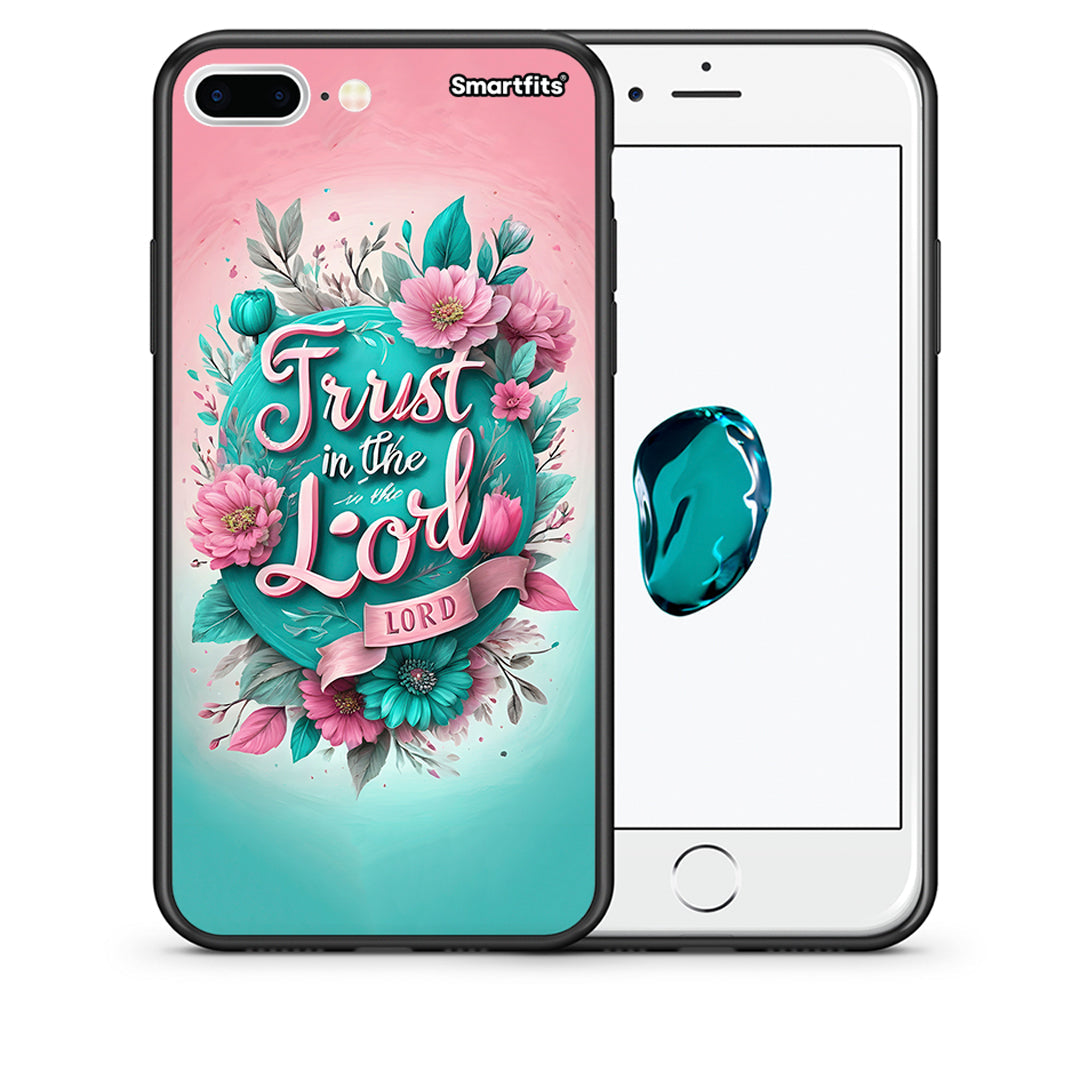 Θήκη iPhone 7 Plus/8 Plus Lord Trust από τη Smartfits με σχέδιο στο πίσω μέρος και μαύρο περίβλημα | iPhone 7 Plus/8 Plus Lord Trust case with colorful back and black bezels