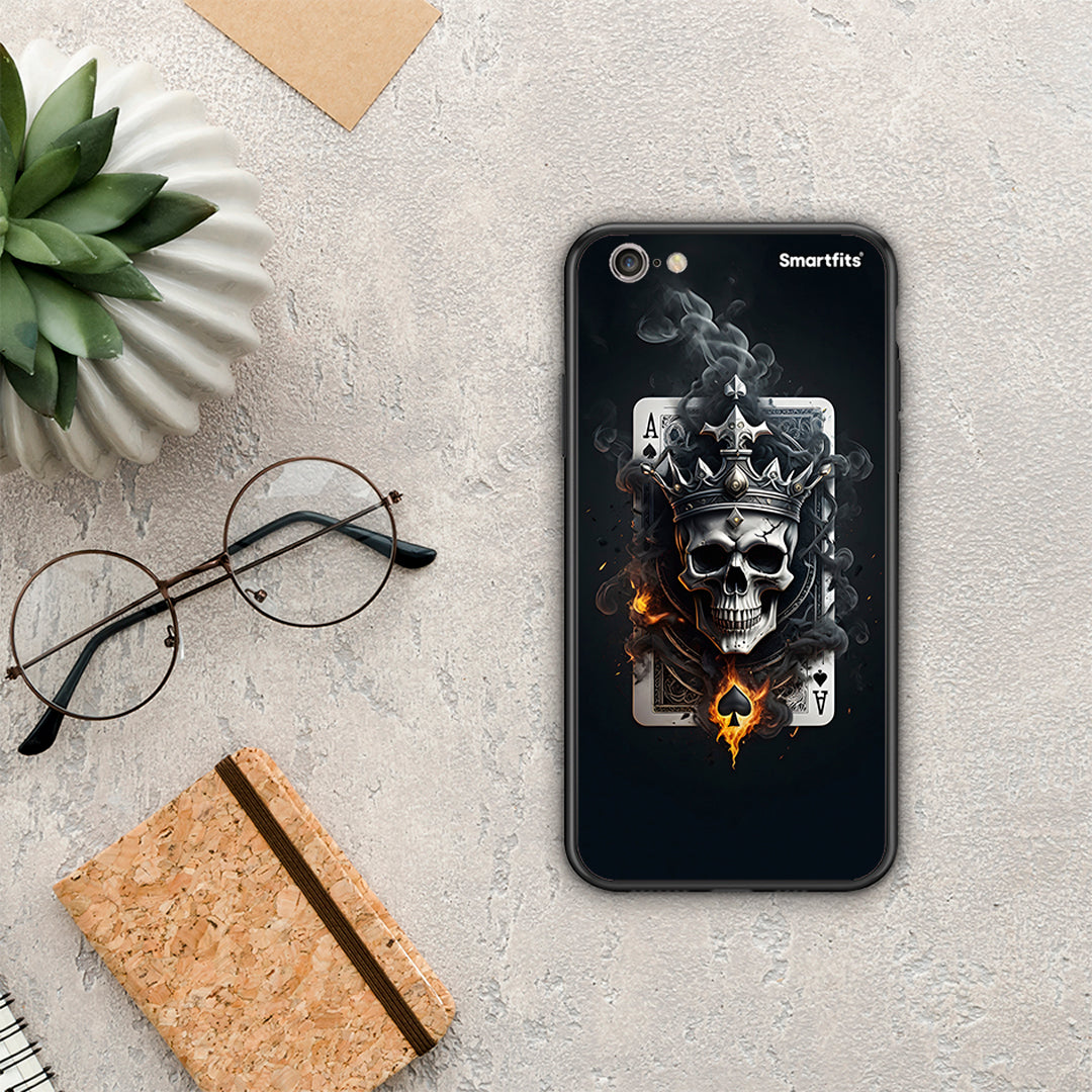 Skull King Ace - iPhone 6 / 6s θήκη