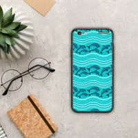 Thumbnail for Swimming Dolphins - iPhone 7 /8 / SE 2020 case