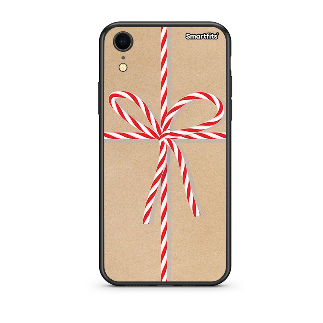 iphone xr Christmas Gift θήκη από τη Smartfits με σχέδιο στο πίσω μέρος και μαύρο περίβλημα | Smartphone case with colorful back and black bezels by Smartfits