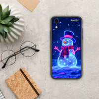 Thumbnail for Christmas Neon Snowman - iPhone XR θήκη