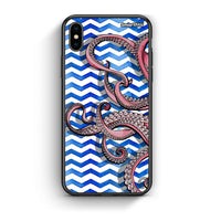 Thumbnail for iPhone X/Xs Chevron Devilfish θήκη από τη Smartfits με σχέδιο στο πίσω μέρος και μαύρο περίβλημα | Smartphone case with colorful back and black bezels by Smartfits