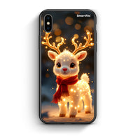 Thumbnail for iPhone X/Xs Christmas Cutie θήκη από τη Smartfits με σχέδιο στο πίσω μέρος και μαύρο περίβλημα | Smartphone case with colorful back and black bezels by Smartfits