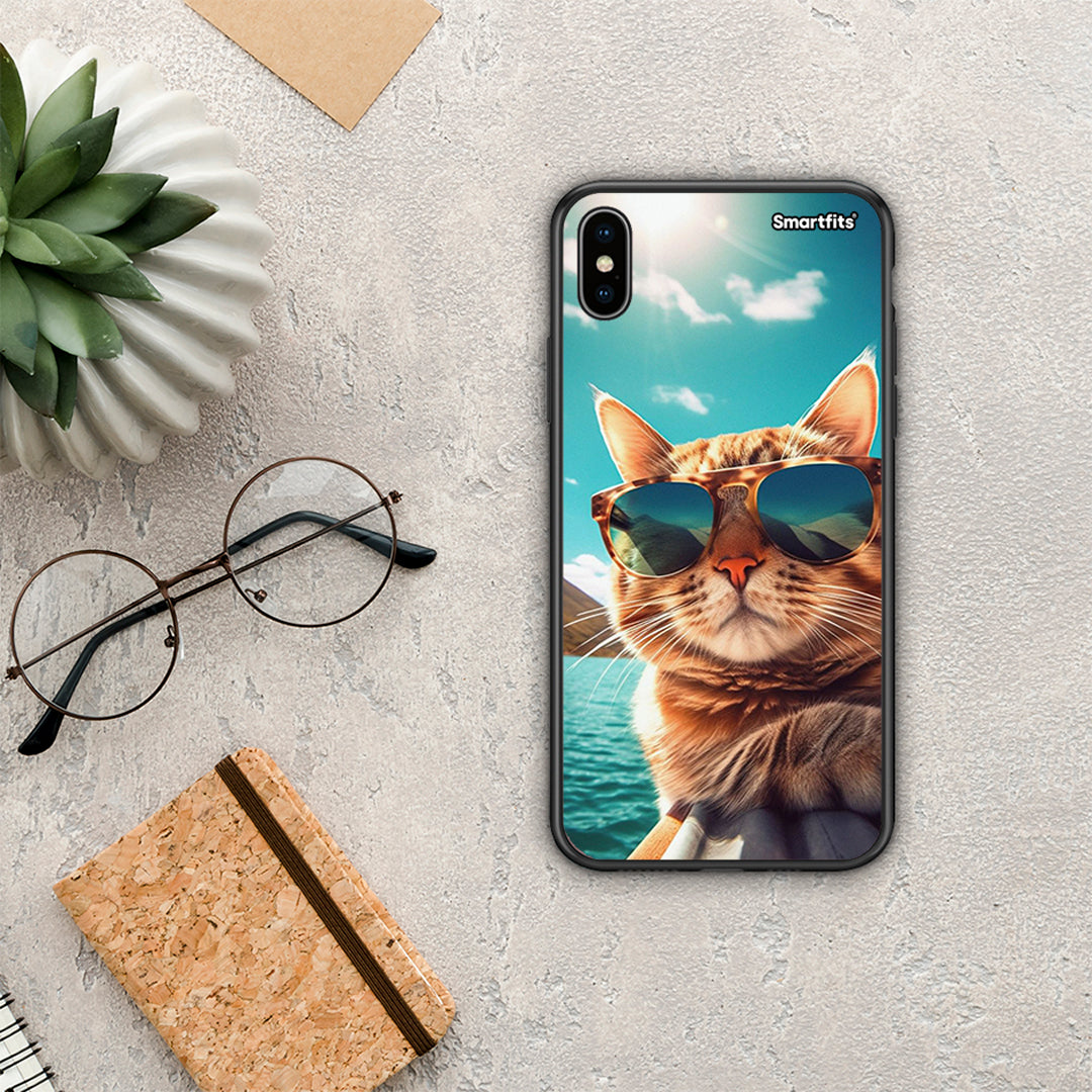 Summer Cat - iPhone Xs Max case