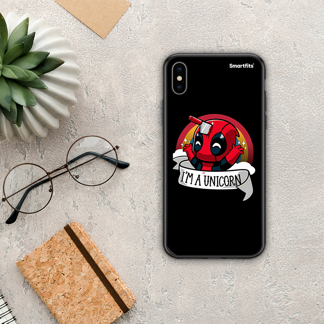 Unicorn Deadpool - iPhone X / Xs θήκη