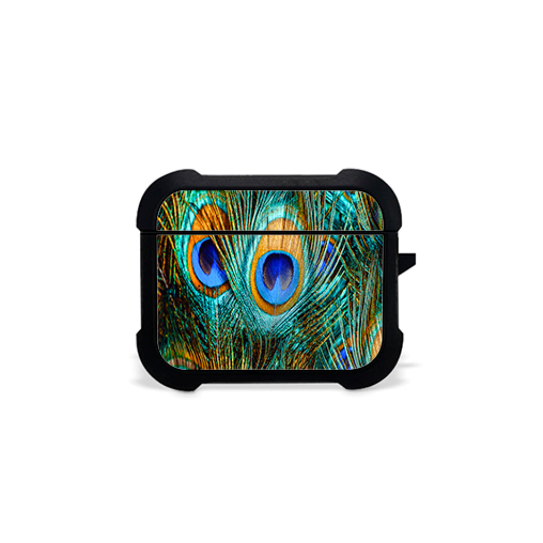 Real Peacock Feathers - Airpods case