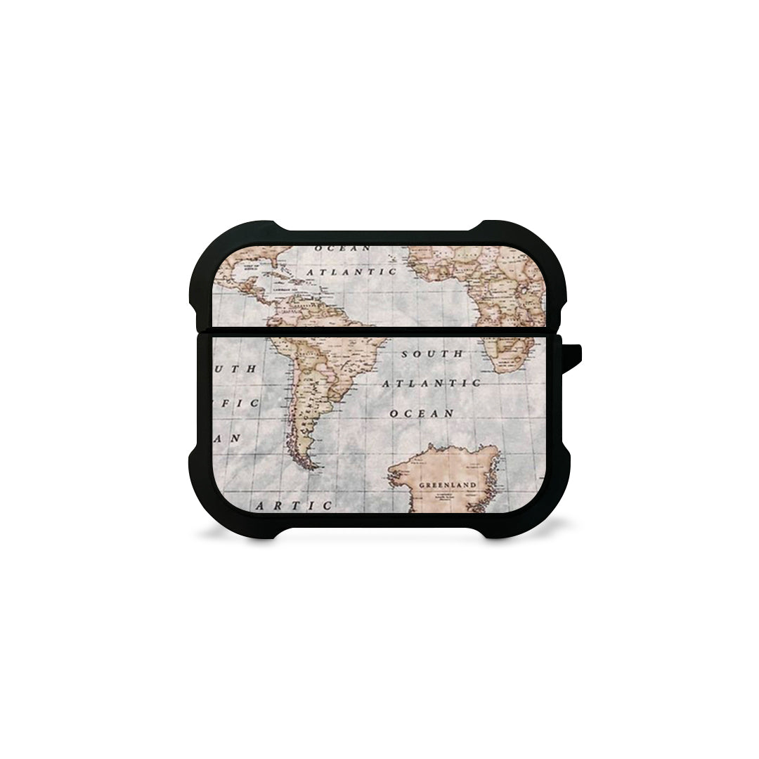 World Map - Airpods case