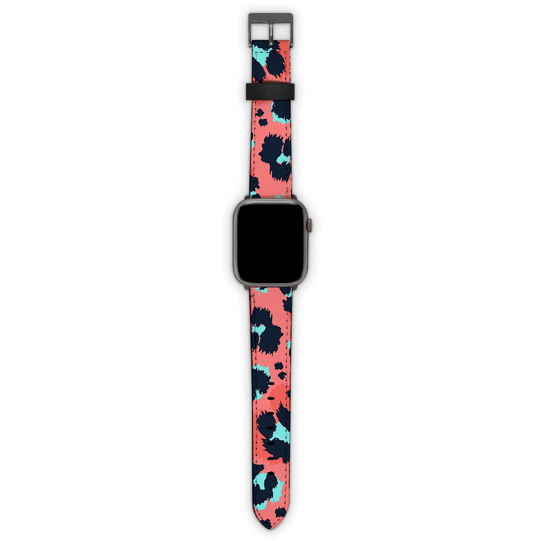 Λουράκι Smartwatch με χρώμα Animal Pink Leopard – Smartfits