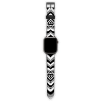 Thumbnail for Λουράκι Smartwatch με χρώμα Black Hearts – Smartfits