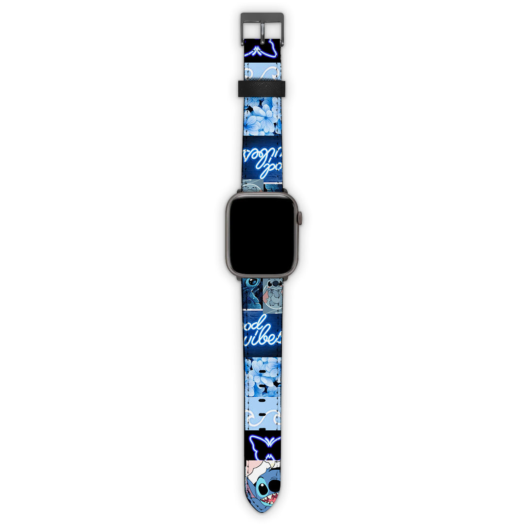 Λουράκι Smartwatch με χρώμα Collage Good Vibes – Smartfits