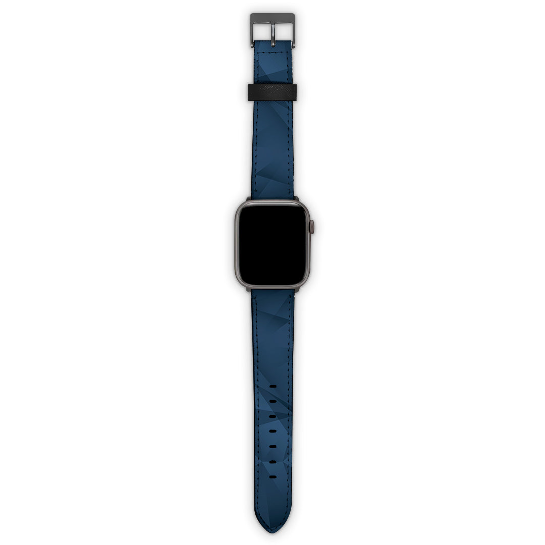 Λουράκι Smartwatch με χρώμα Geometric Blue Abstract – Smartfits