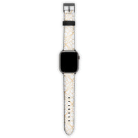 Thumbnail for Λουράκι Smartwatch με χρώμα Geometric Luxury White – Smartfits